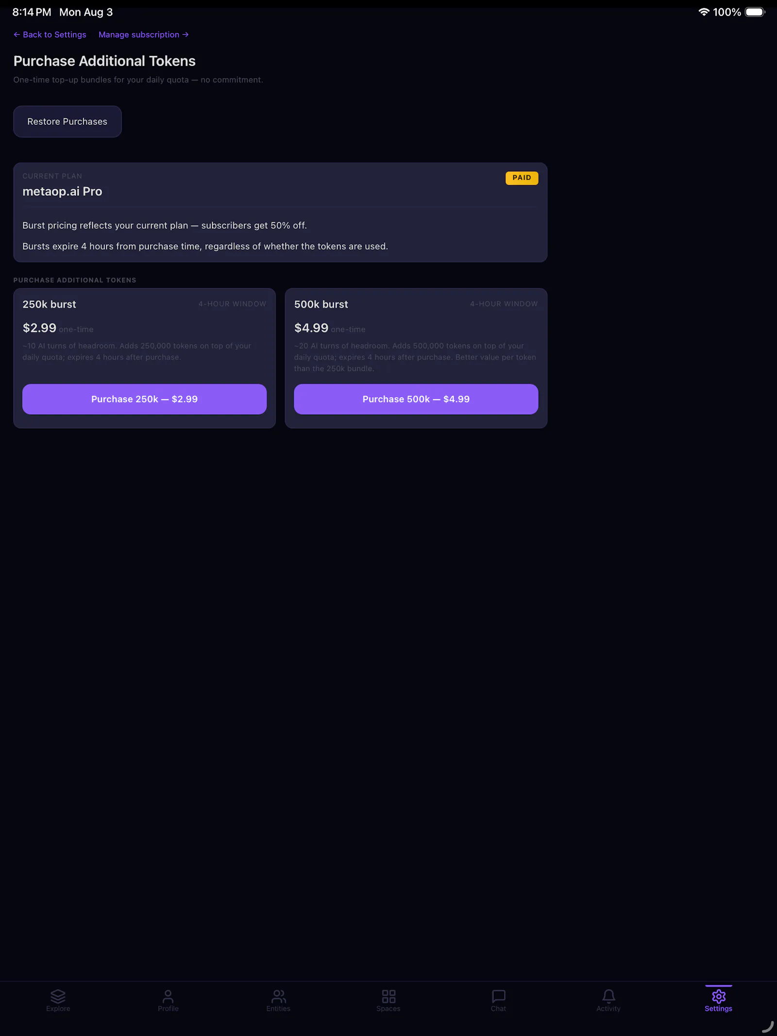 MetaOpAI screenshot 47