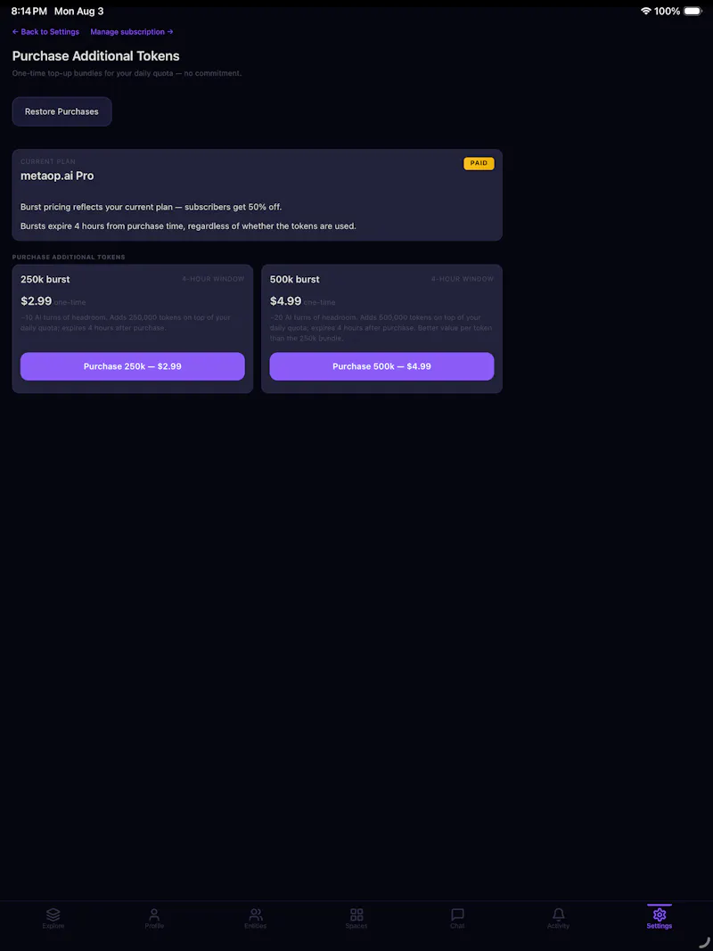 MetaOpAI screenshot 47