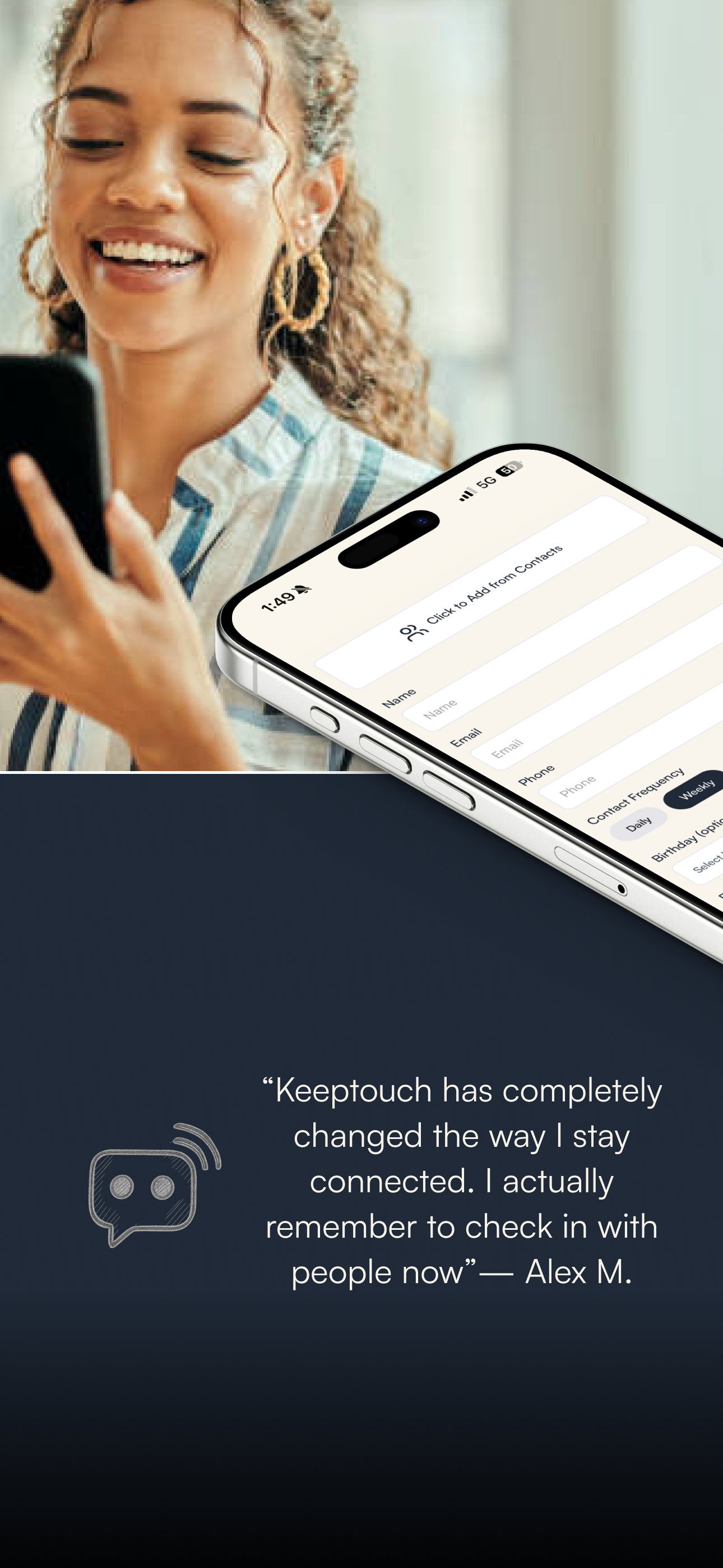 KeepTouch - Il modo più semplice per rimanere in contatto con le persone che contano media 2