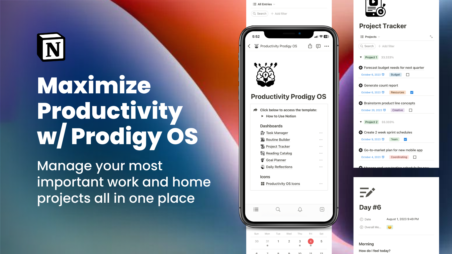 وسائط إنتاجية ORDIGY OS - إتقان أيامك ، وقهر الأهداف ، وفتح الإنتاجية 1
