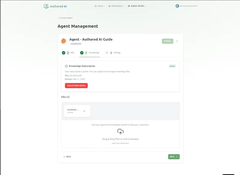 Authored AI screenshot 7