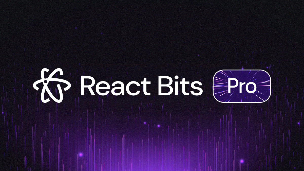 React Bits Pro - Screenshot 4 showing product features and functionality
