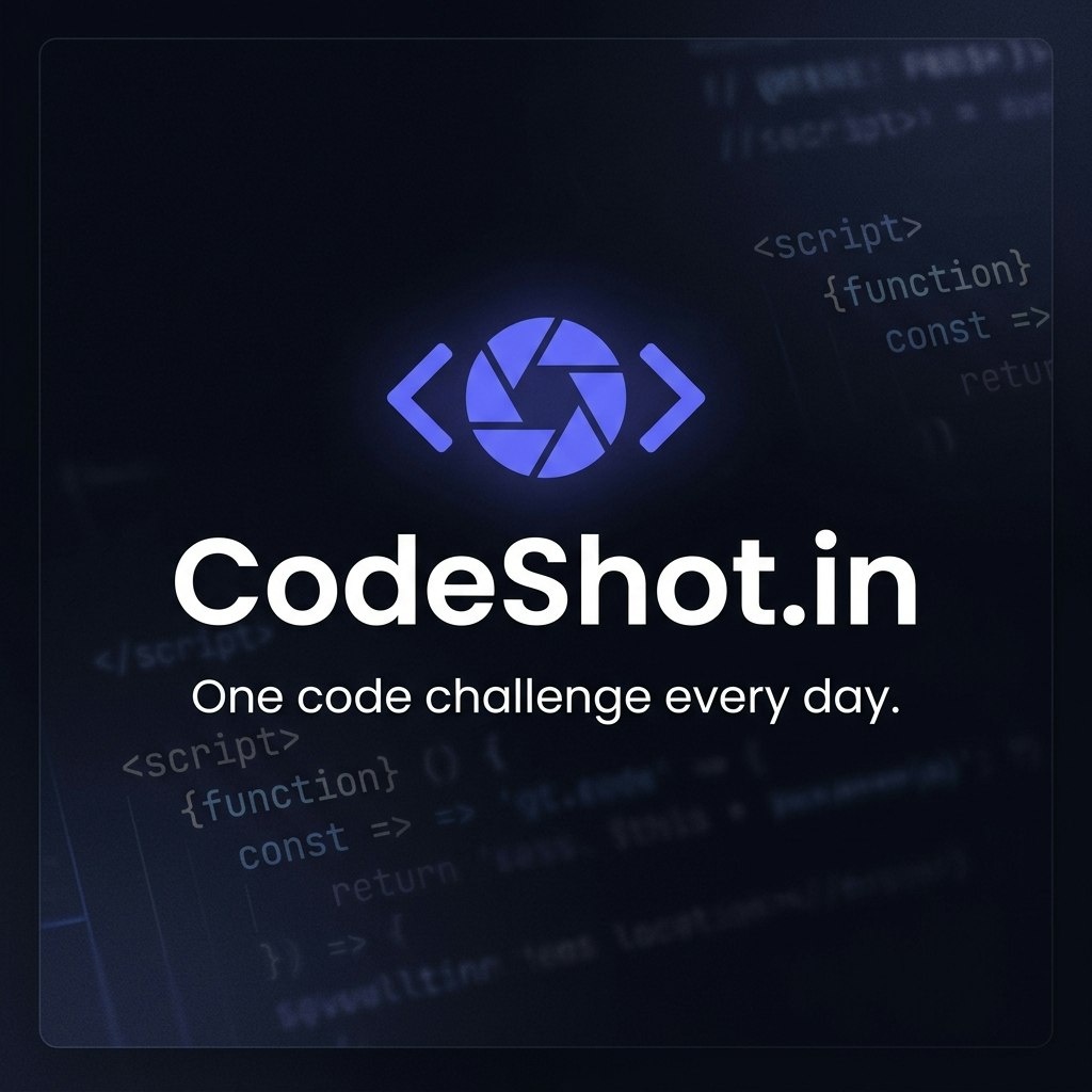 CodeShot: Wordle, but for daily coding. gallery image