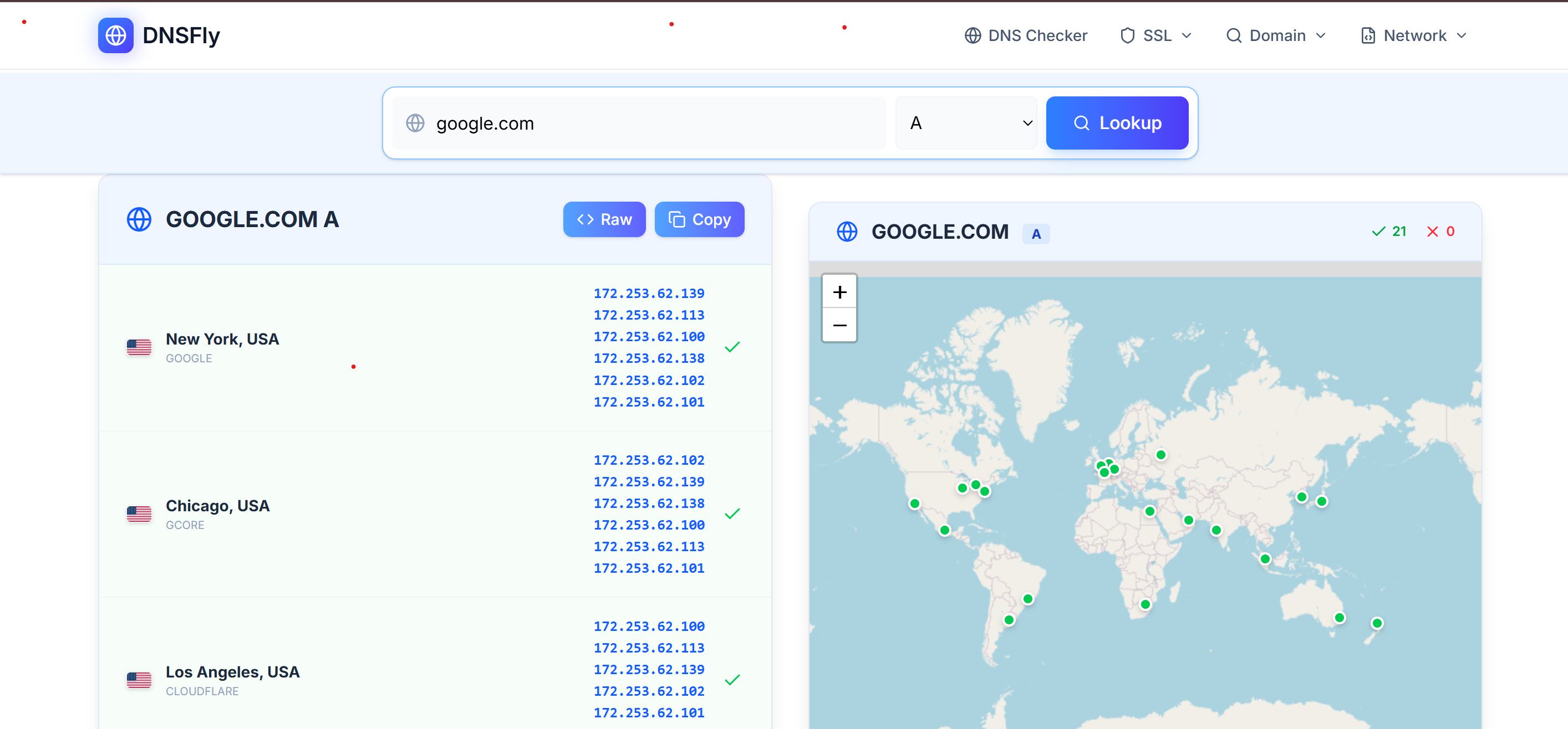 DNSFly - Main product screenshot demonstrating key features and user interface