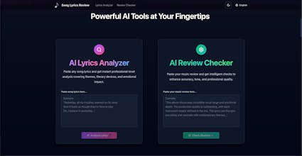 Song Lyrics Review gallery image