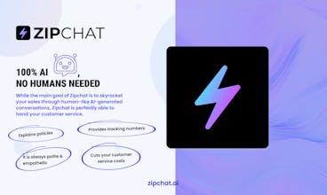 Zipchat - シームレスなeコマース体験のためのAIパワードチャット機能