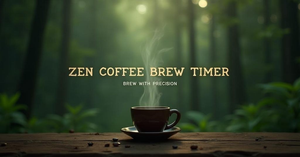 Zen Coffee Timer & Logbook gallery image