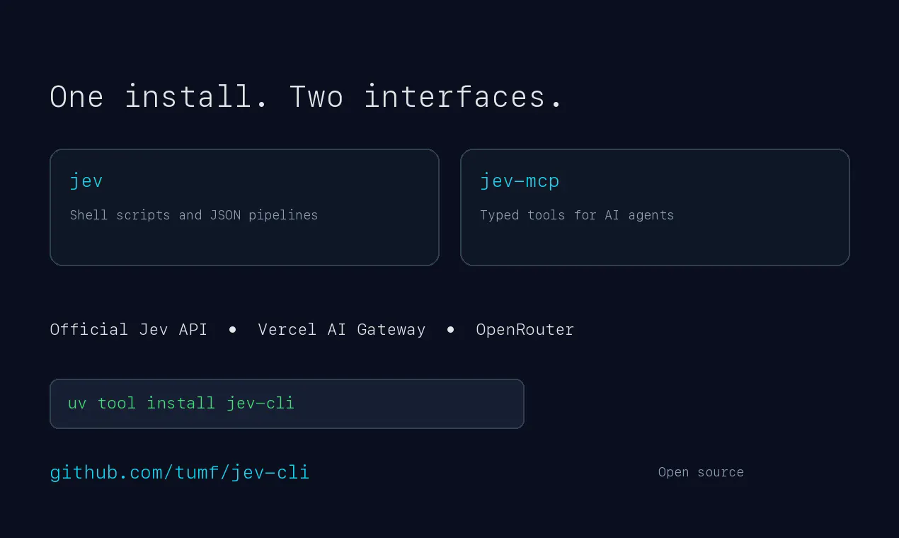 jev-cli gallery image