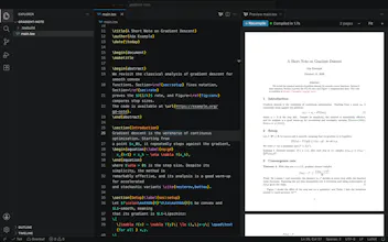 TeX Side Preview in VSCode gallery image
