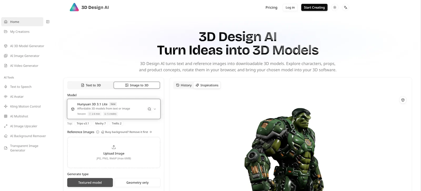 3D Design AI screenshot 1