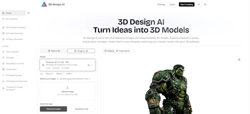 3D Design AI screenshot 1