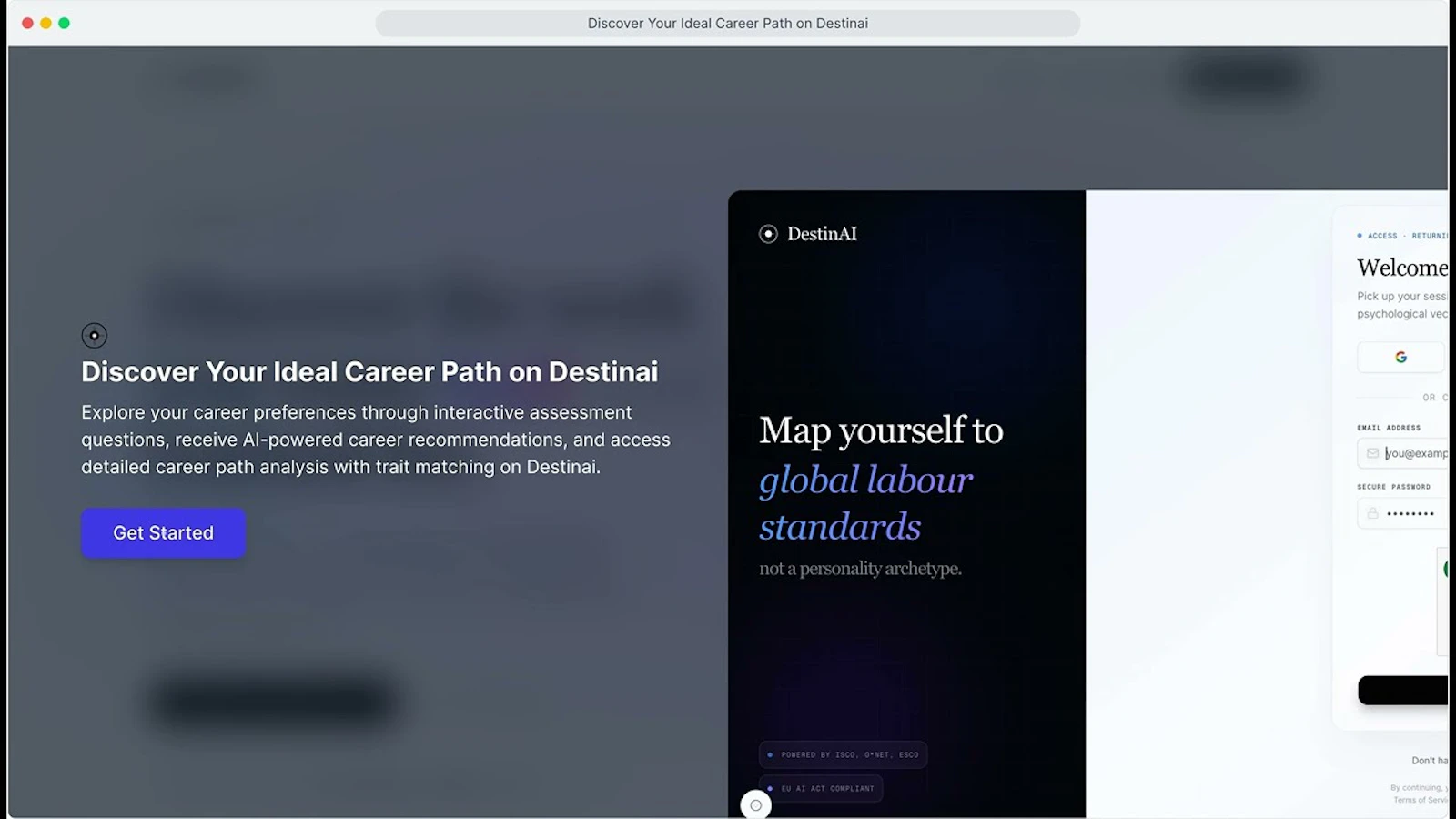 DestinAI screenshot 1 (video preview)