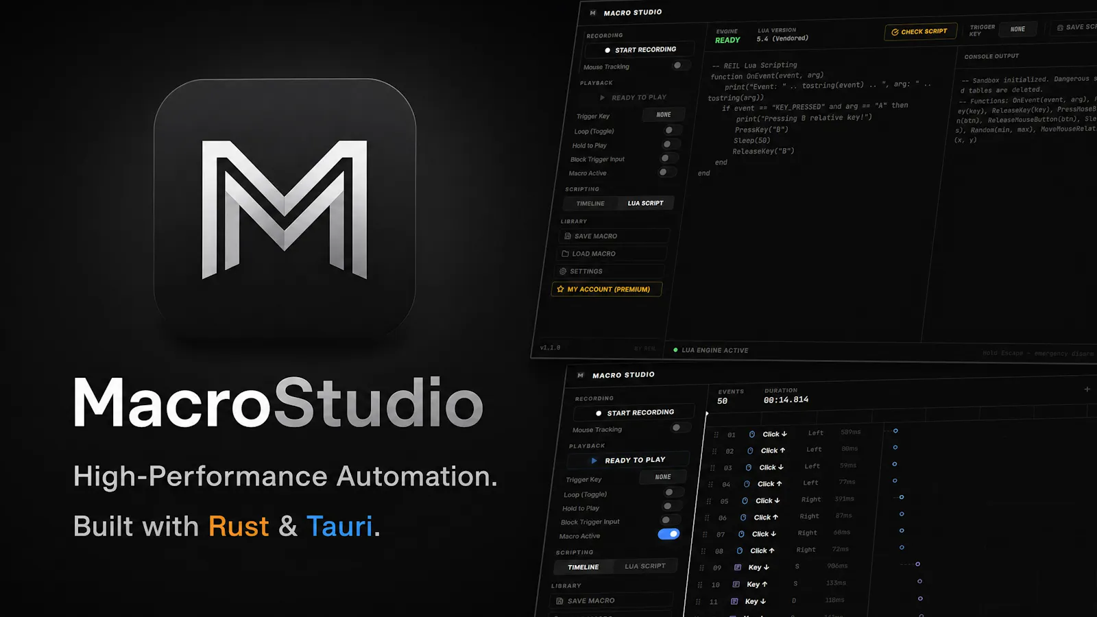 MacroStudio screenshot 1