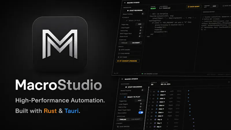 MacroStudio screenshot 1