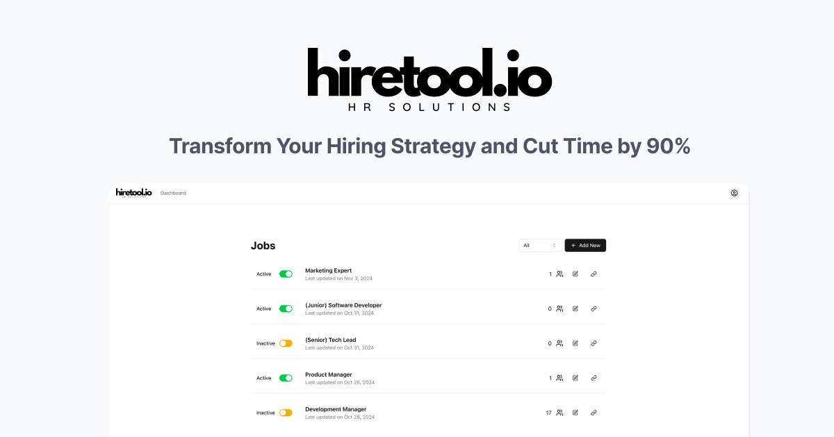 hiretool.io - Вырезать неквалифицированные кандидаты перед первым интервью медиа 2