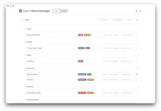 Lists & Notes gallery image