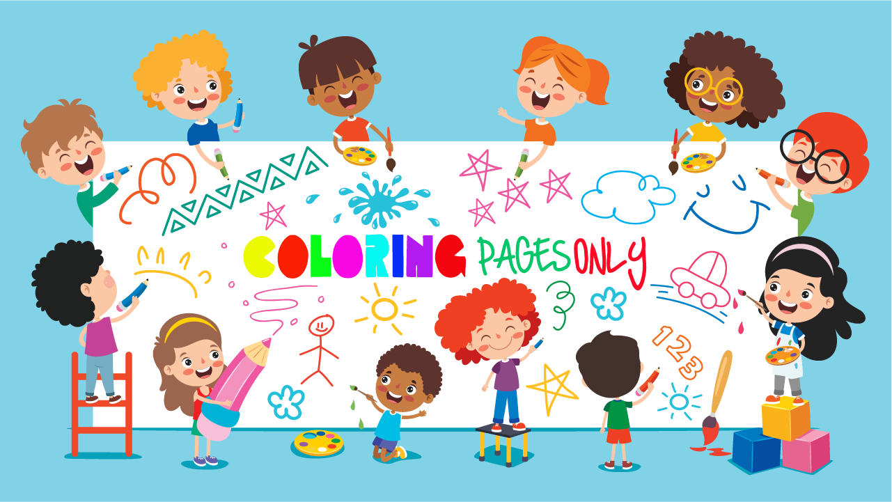 Solo pagine da colorare - Pagine da colorare stampabili gratuite per bambini e adulti media 1