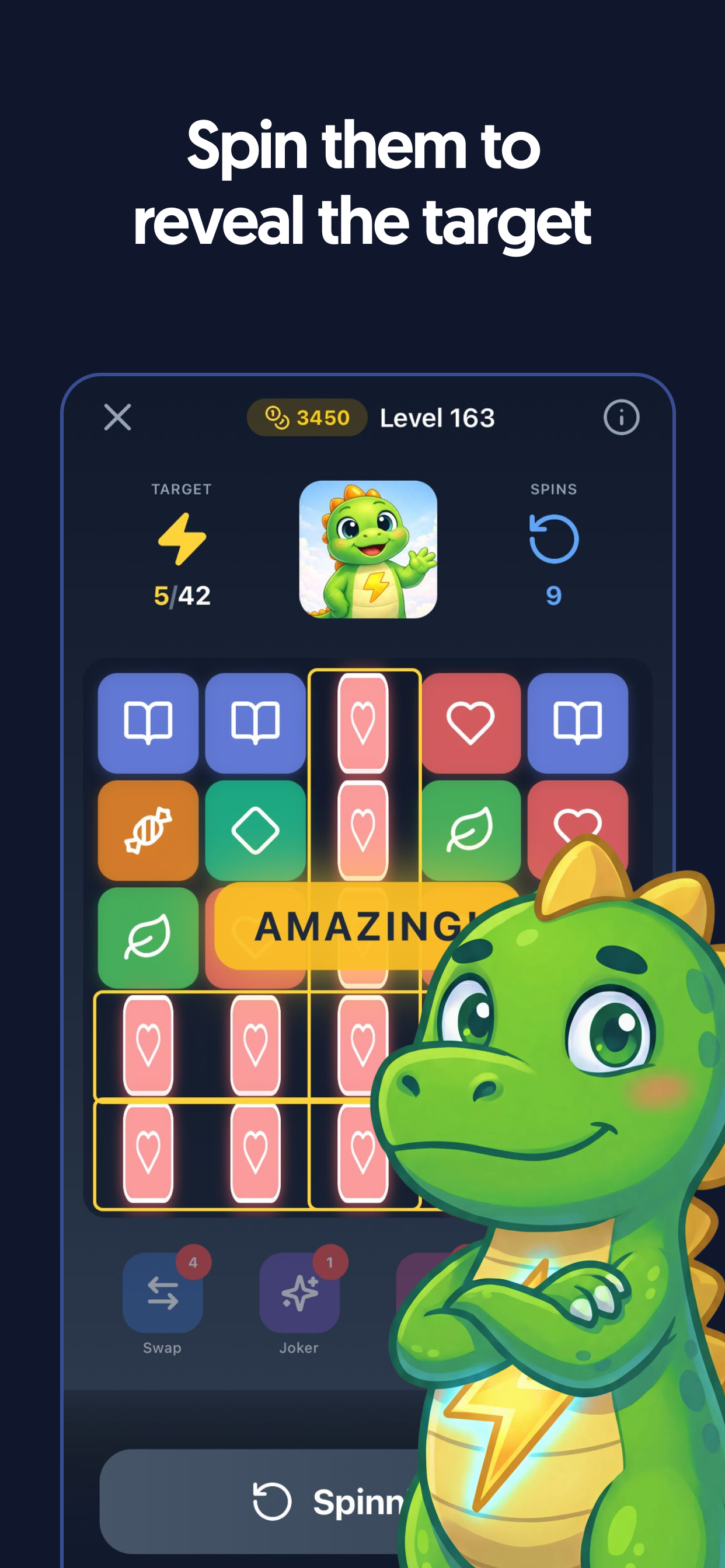 Spinny Match - Screenshot 3 showing product features and functionality