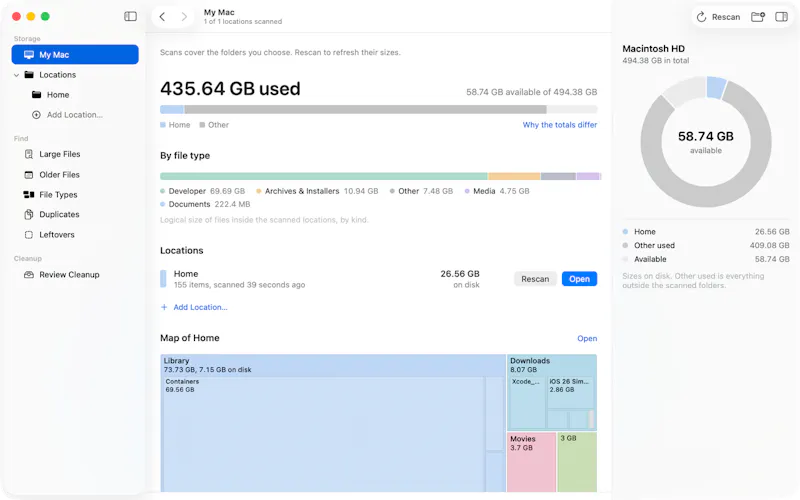 SpareDisk screenshot 2