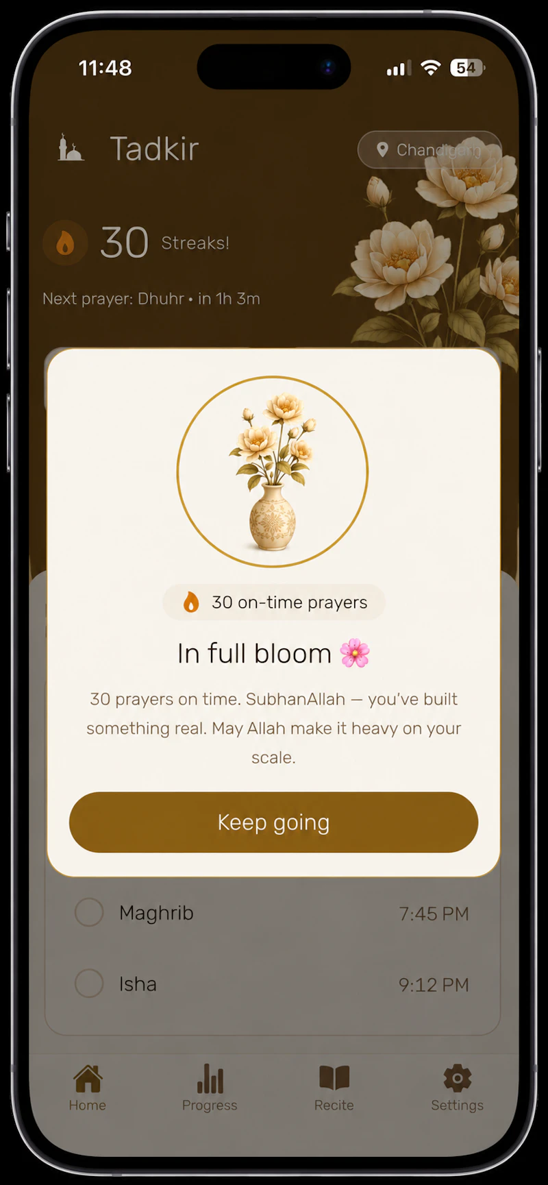 Tadkir — Prayer Screen Locker screenshot 1
