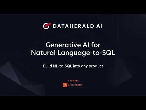 startuptile Dataherald-Embed NL-to-SQL into your product