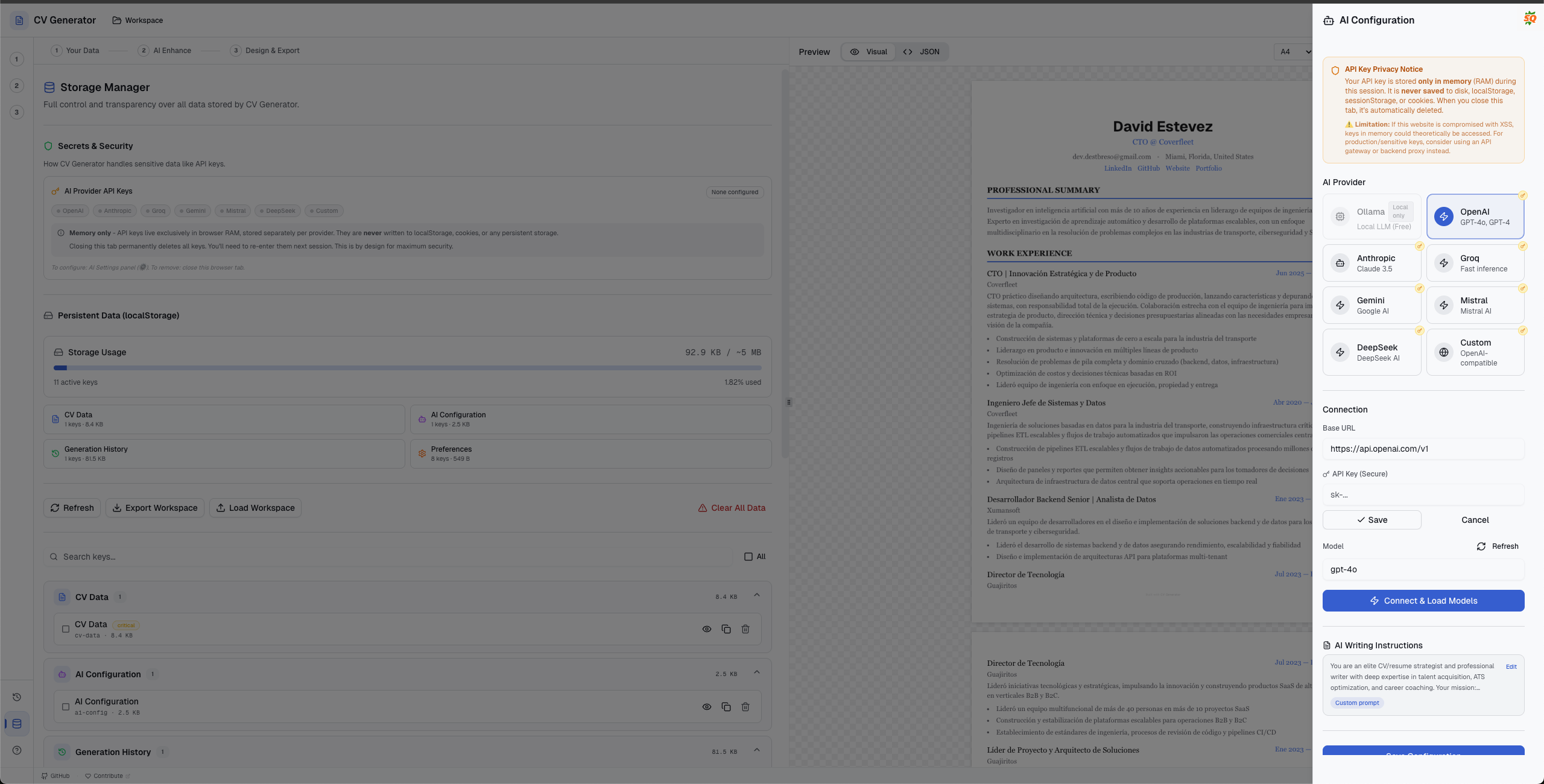 CV Builder gallery image