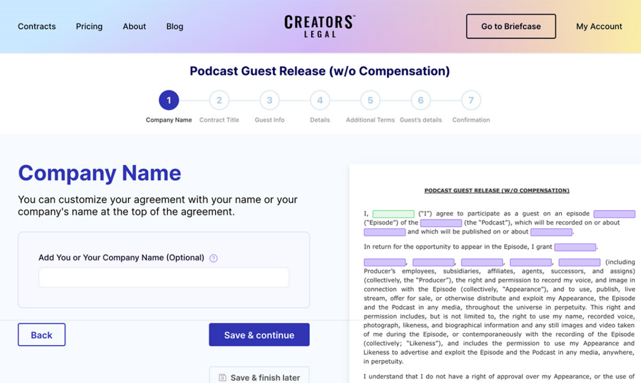 Creators' Legal gallery image