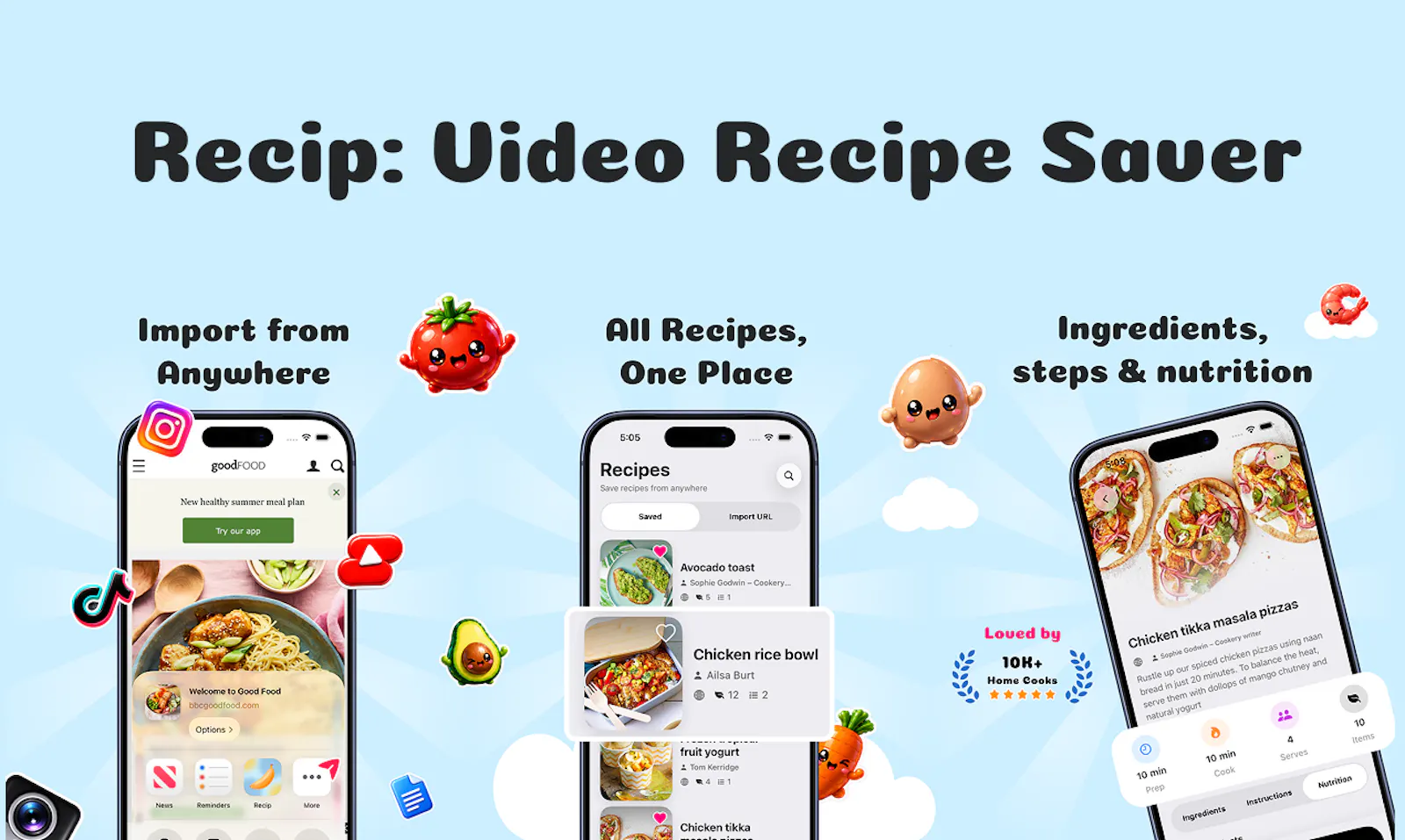 Recip: Recipe Keeper and Meal Planner screenshot 1