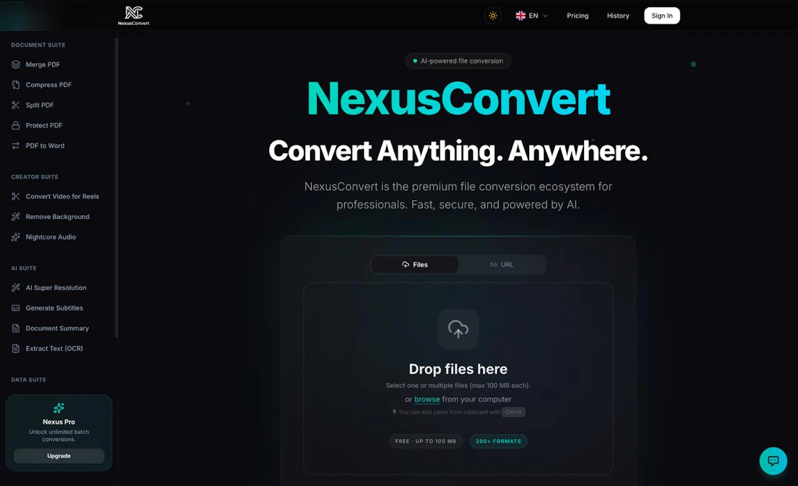 NexusConvert screenshot 1