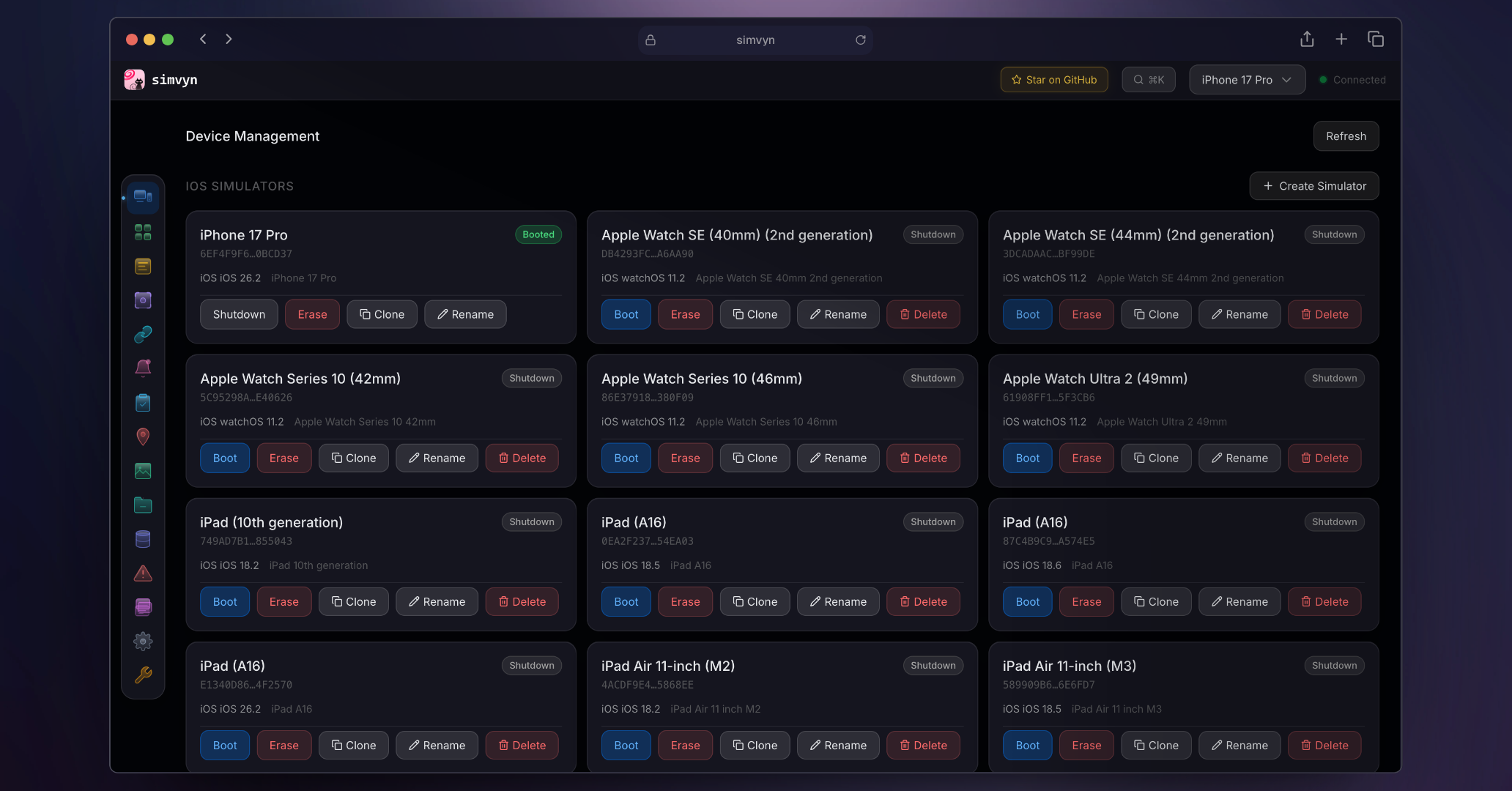 simvyn - Screenshot 2 showing product features and functionality