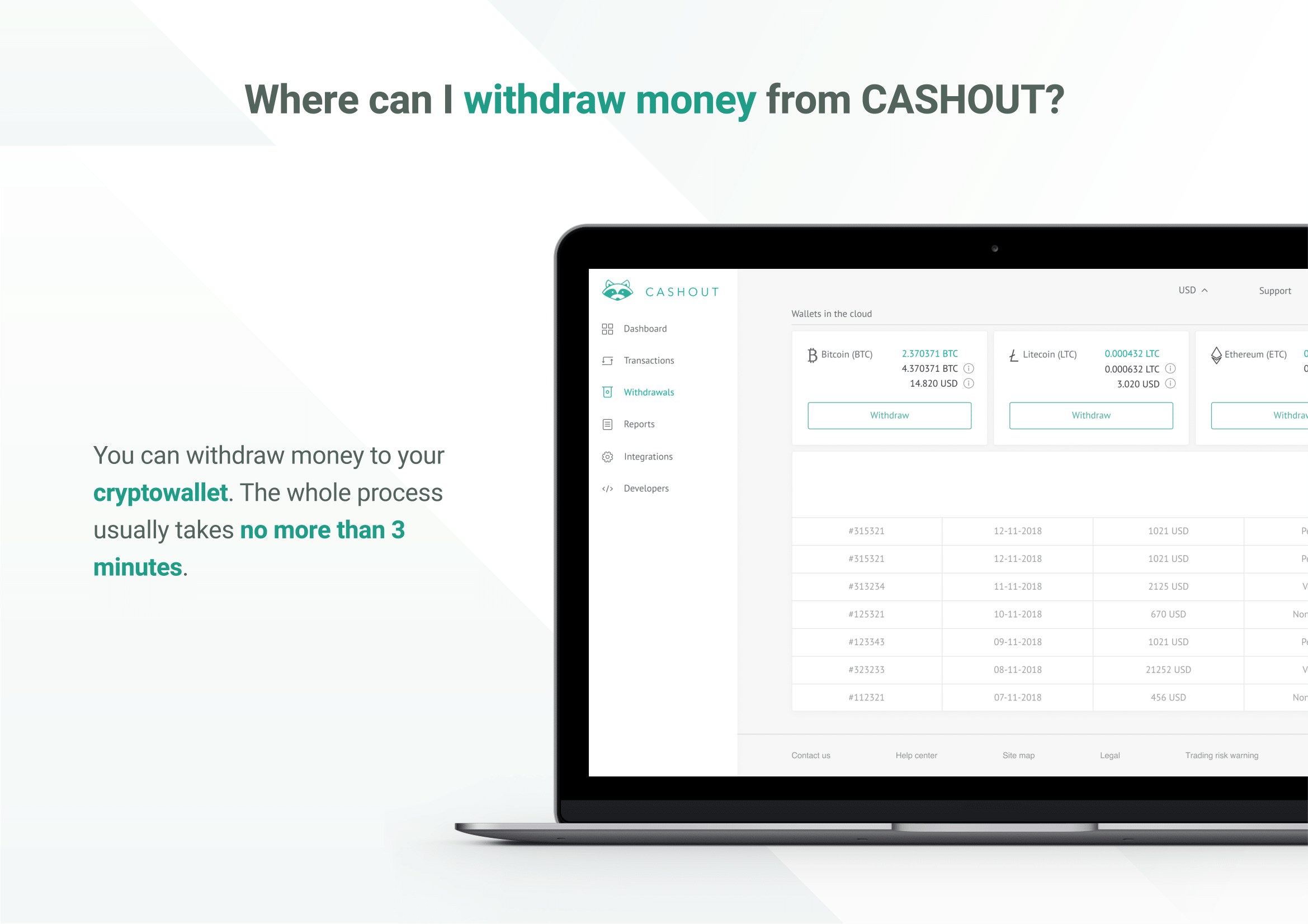 Cashout gallery image