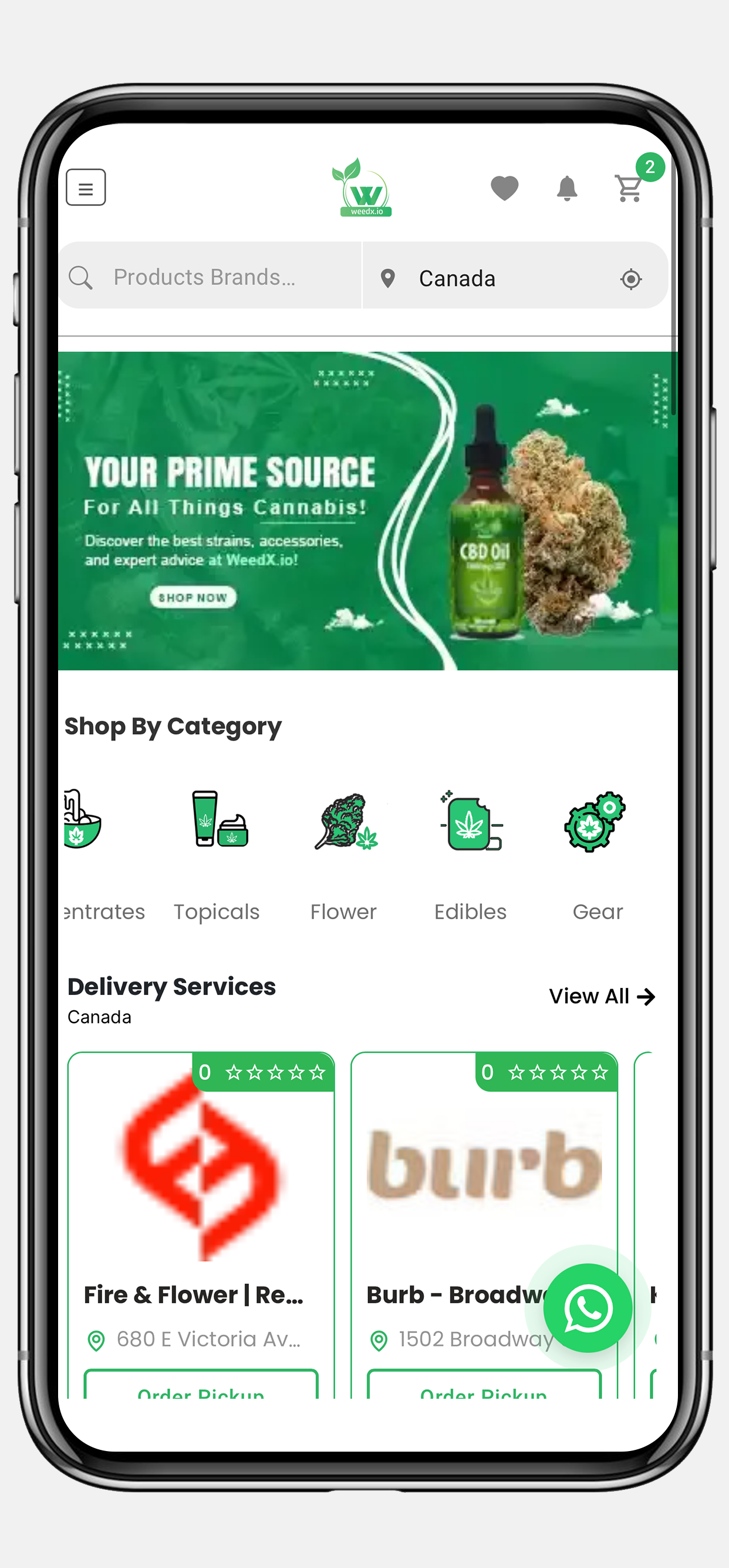 Media weedx.io - Cari dispensari, penghantaran, dan jenama ganja berhampiran anda 4