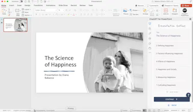 ChatGPT for PowerPoint gallery image