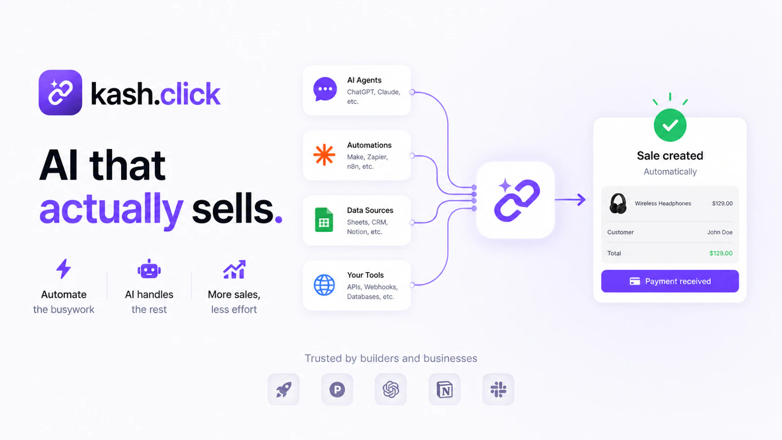 kash.click assistant screenshot 2