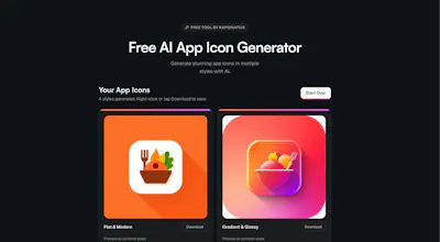 RapidNative free tools gallery image