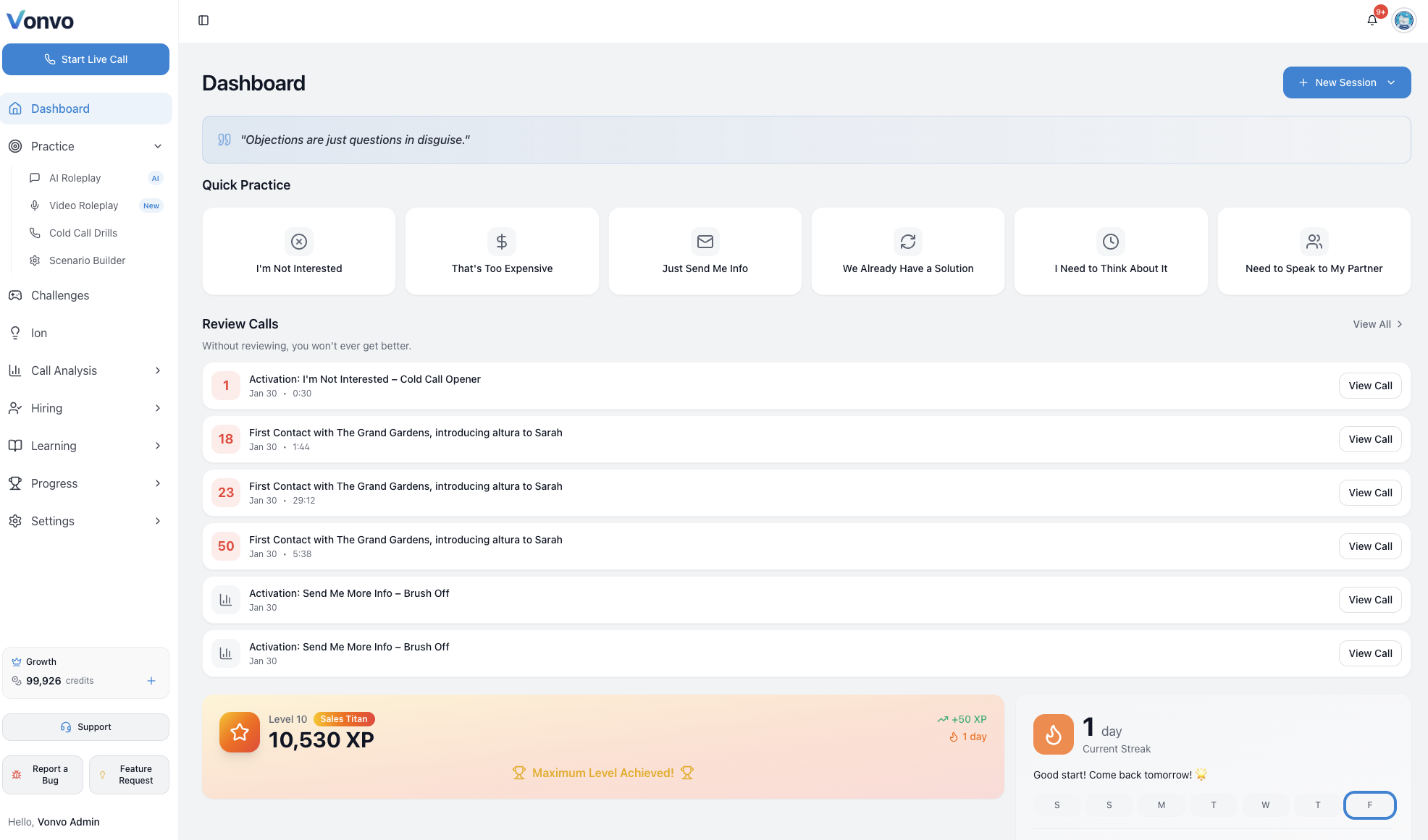 Vonvo - Screenshot 2 showing product features and functionality