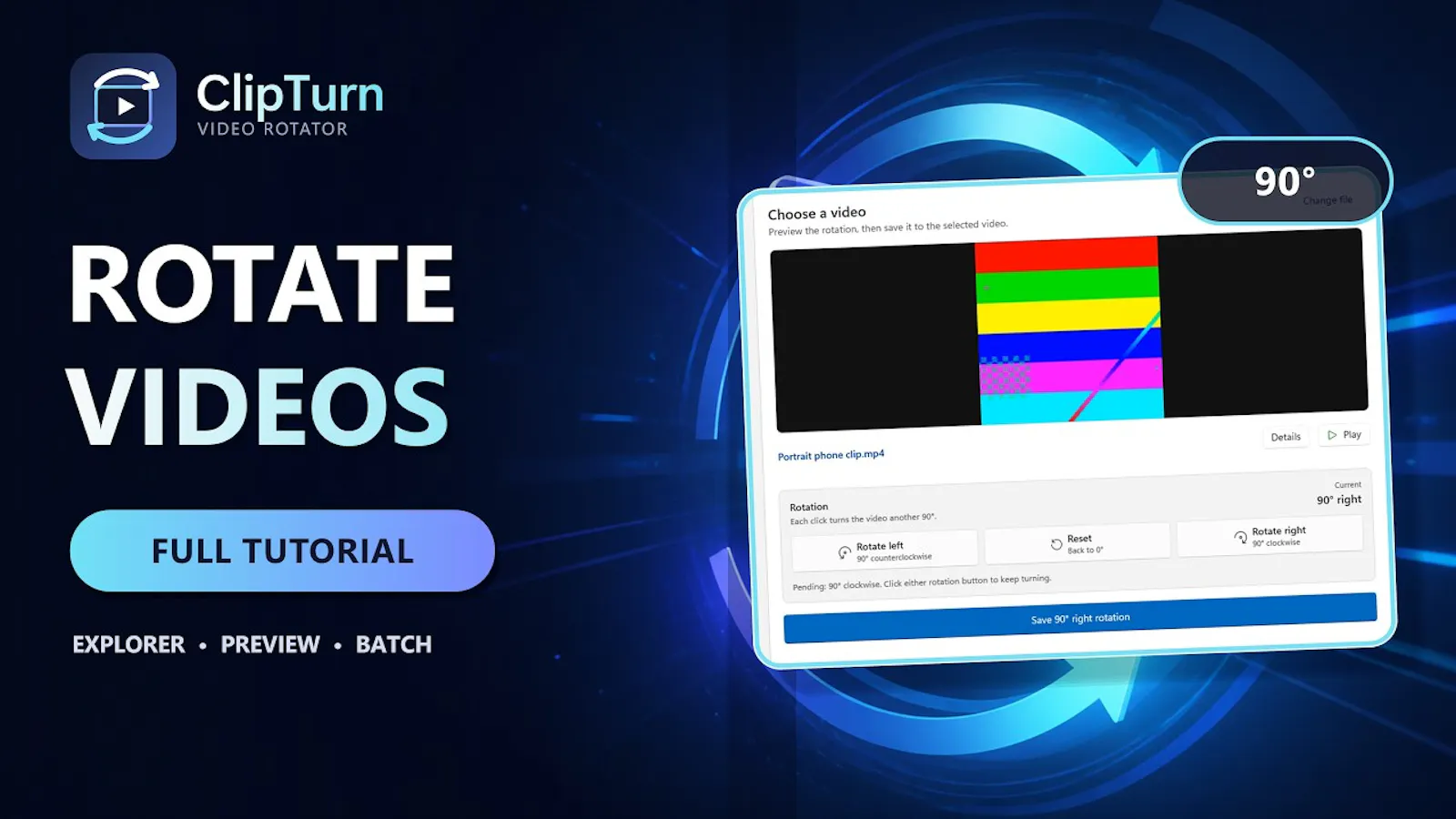 ClipTurn screenshot 1 (video preview)