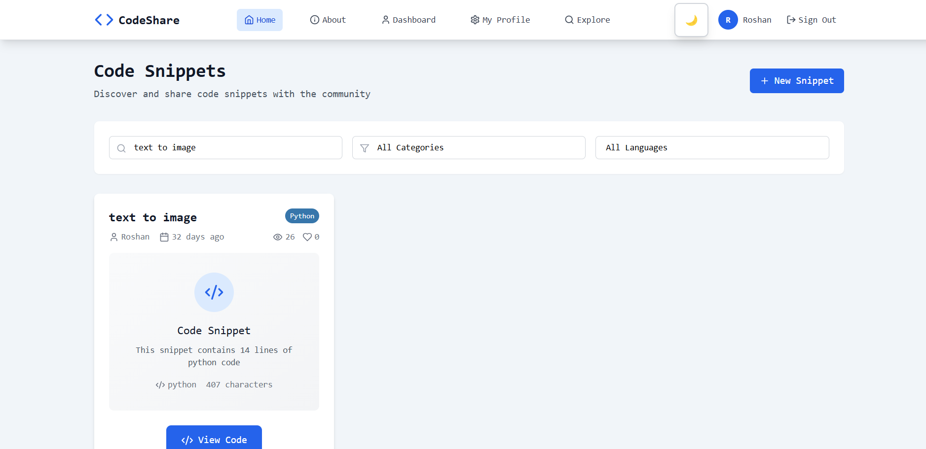 CodeShare gallery image