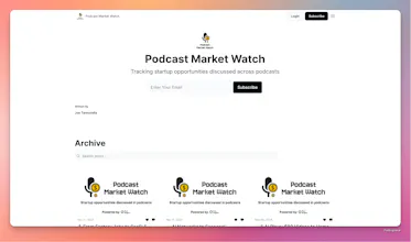Podcast Market Watch gallery image