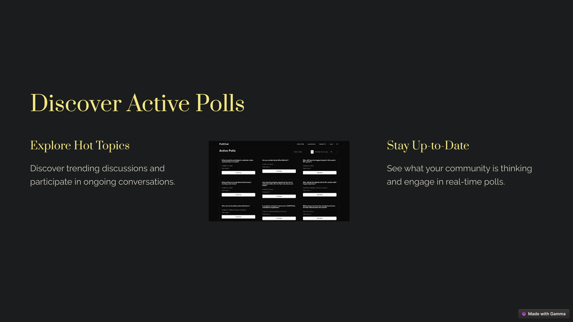 PollChat media 2