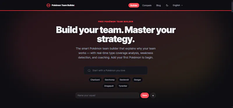 Pokémon Team Builder screenshot 1