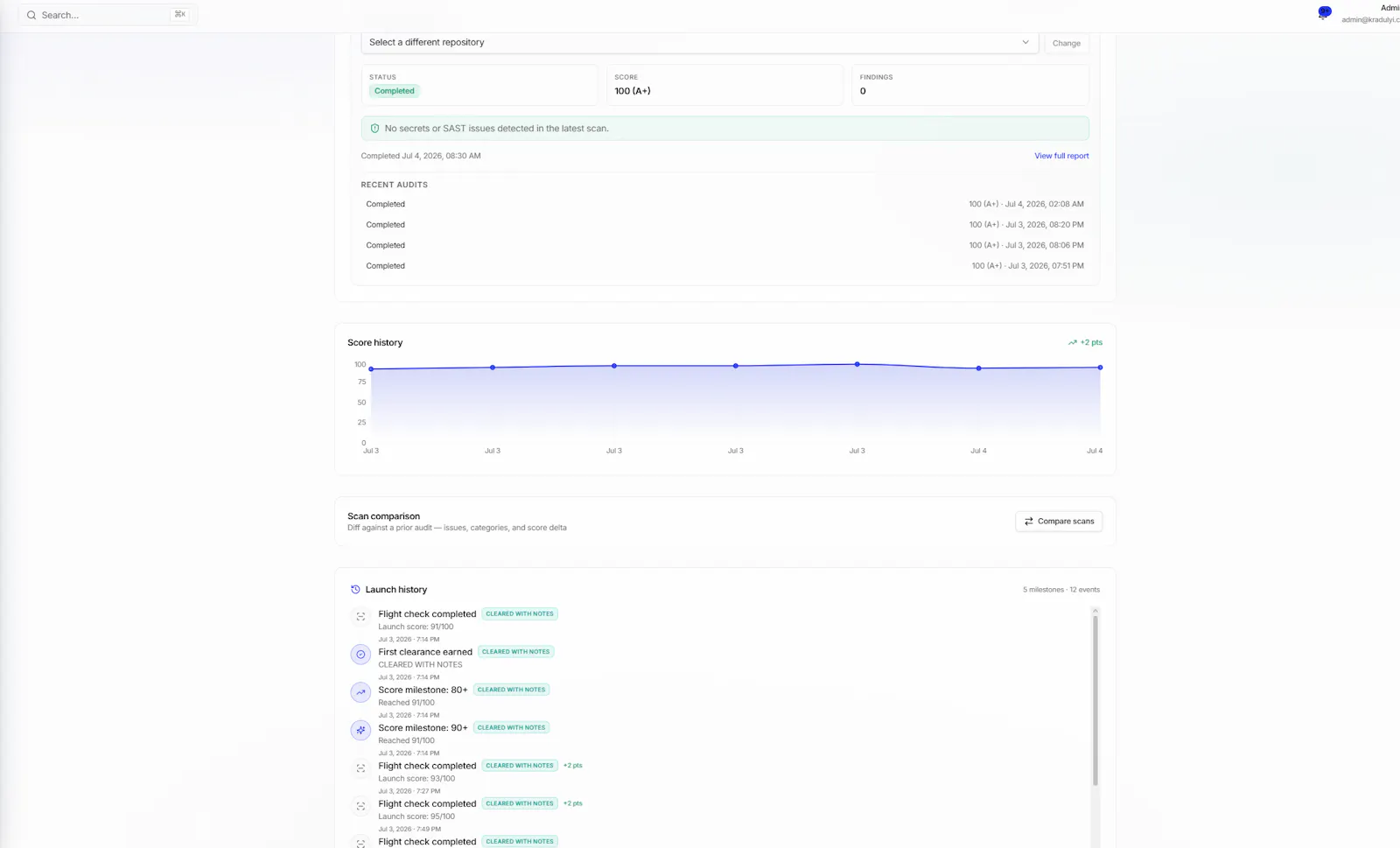 Launch Auditor screenshot 8