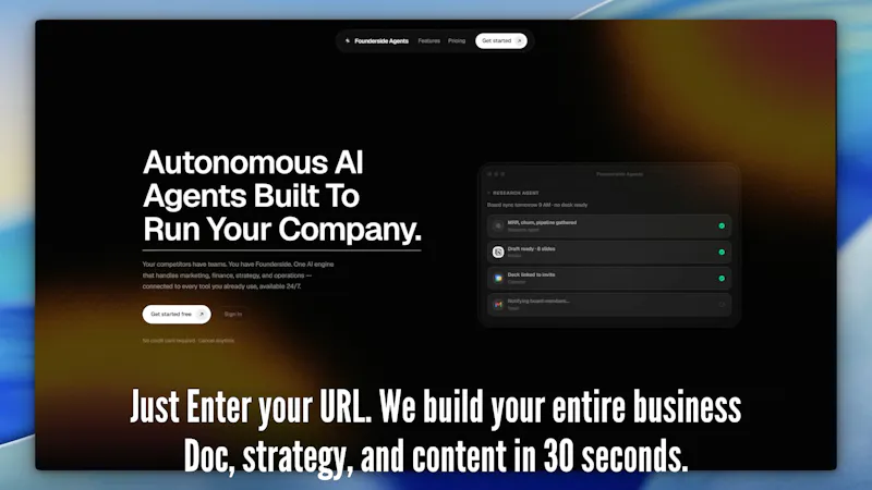 Founderside Agents screenshot 2