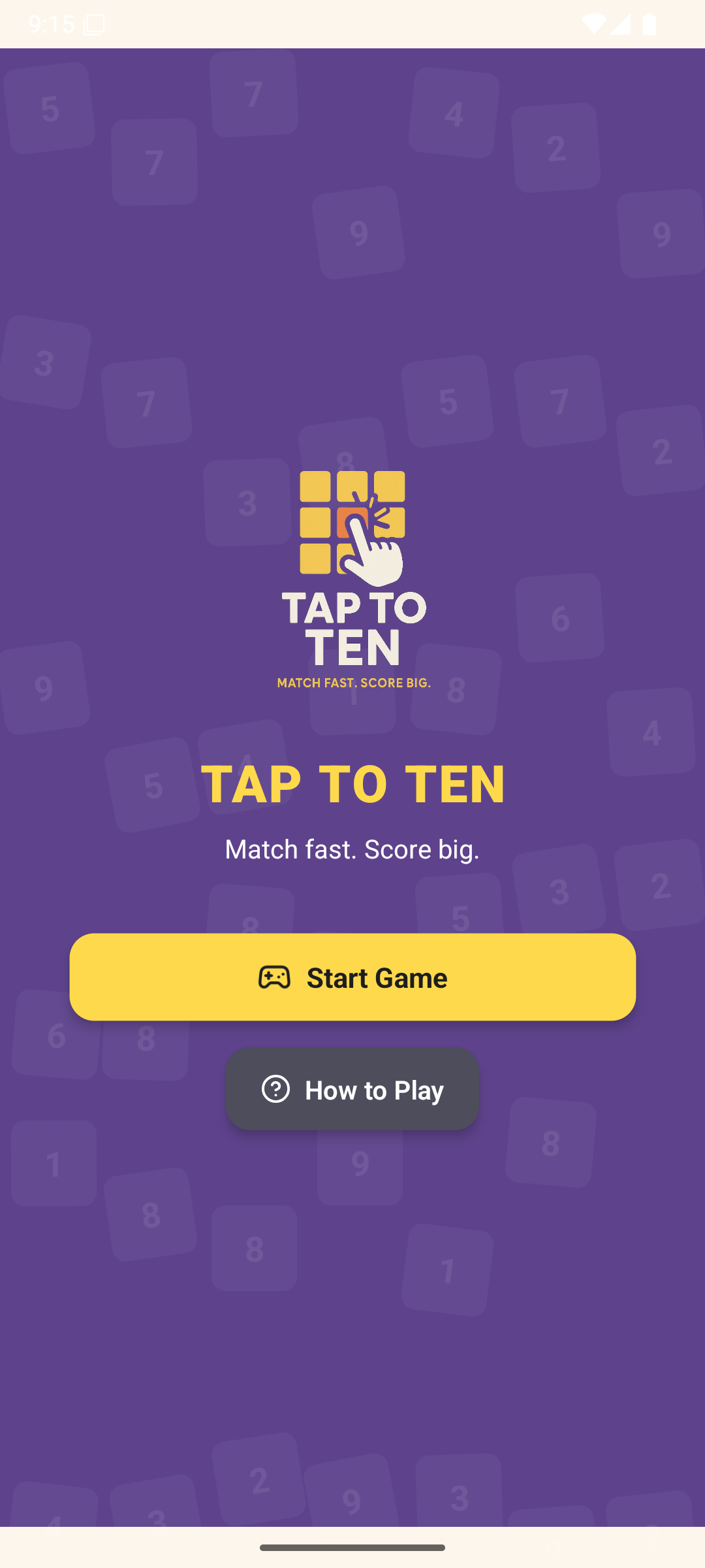 Tap2ten - Números de coincidencia media 4