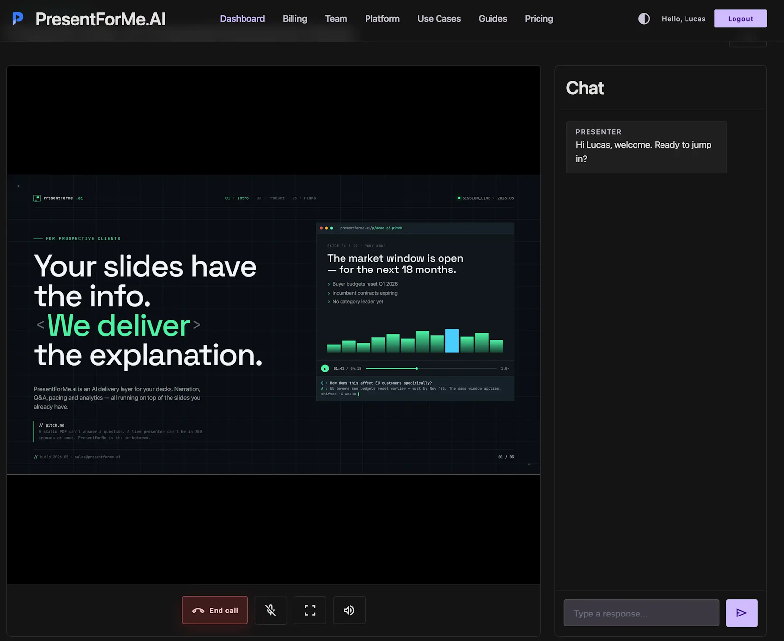  Presentation Agent screenshot 2