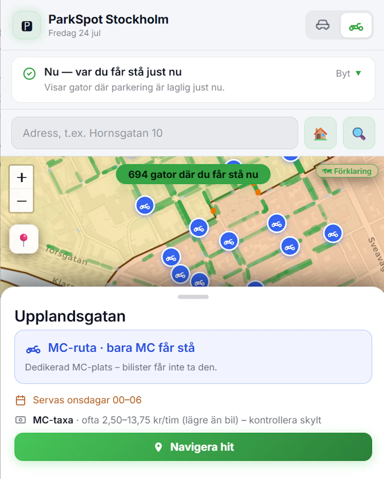 ParkSpot Stockholm screenshot 4