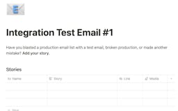 Integration Test Email #1 media 2