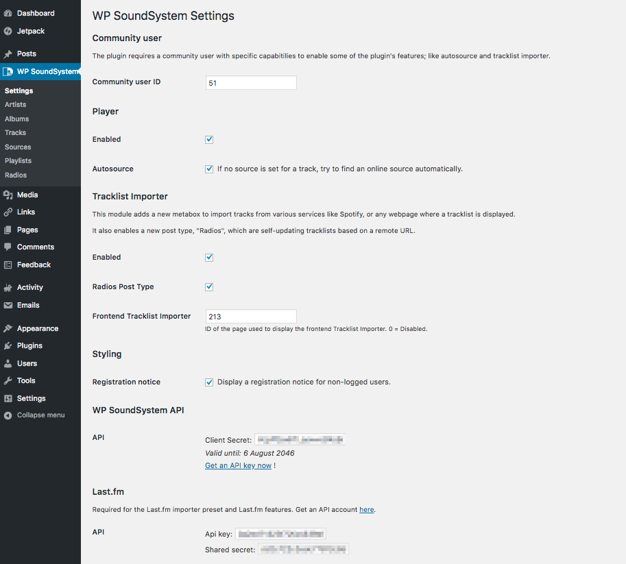 WP Soundsystem gallery image