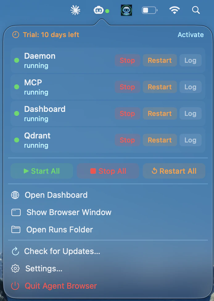 Agent Browser 대표 미리보기