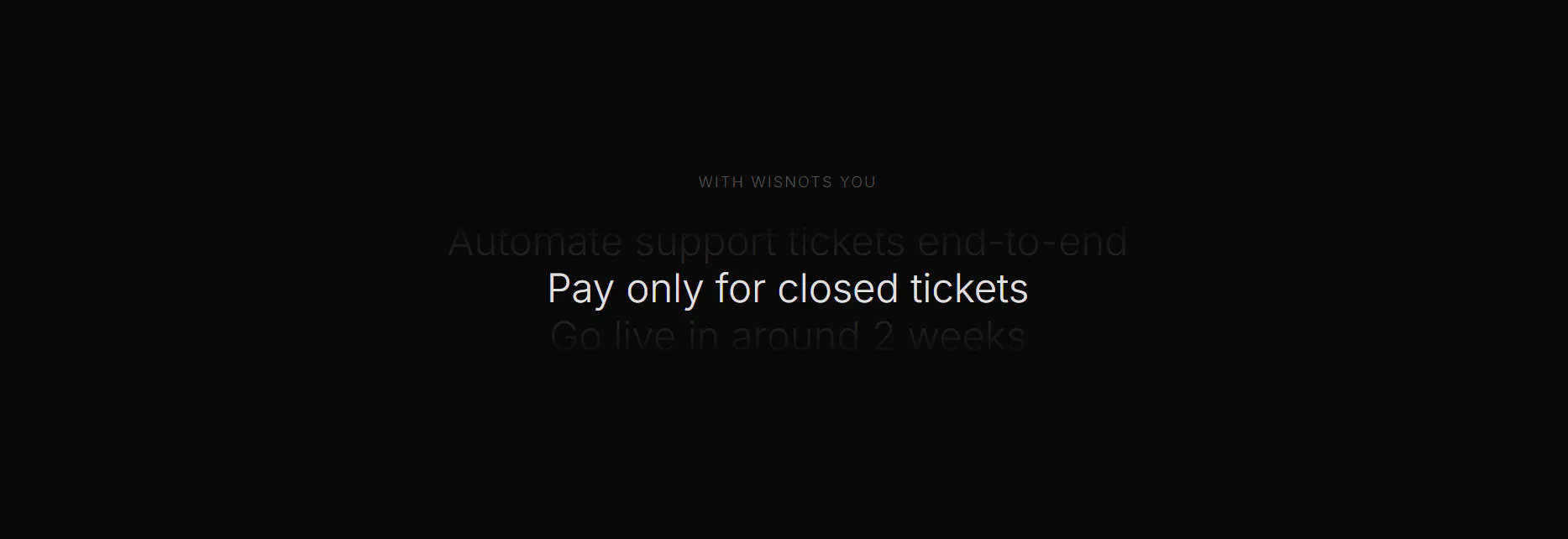 WISNOTS product banner